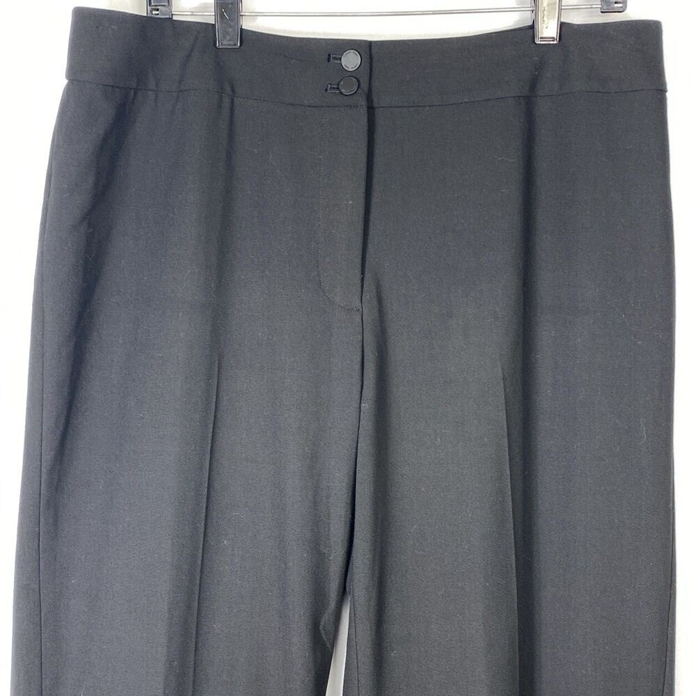 Calvin Klein Womens Pants Black Plus Size Petite Slacks Pants See Measurements
